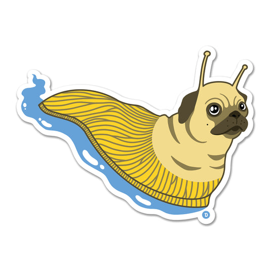 Banana Pug Sticker