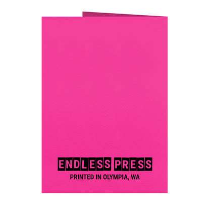 Black Cat Valentine Card