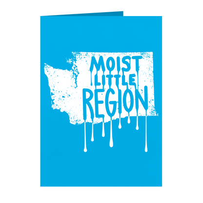 Moist Little Region Greeting Card