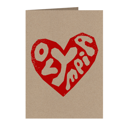 Olympia Heart Greeting Card