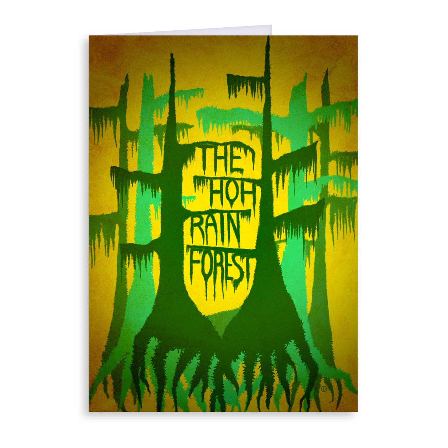 Hoh Rain Forest Greeting Card