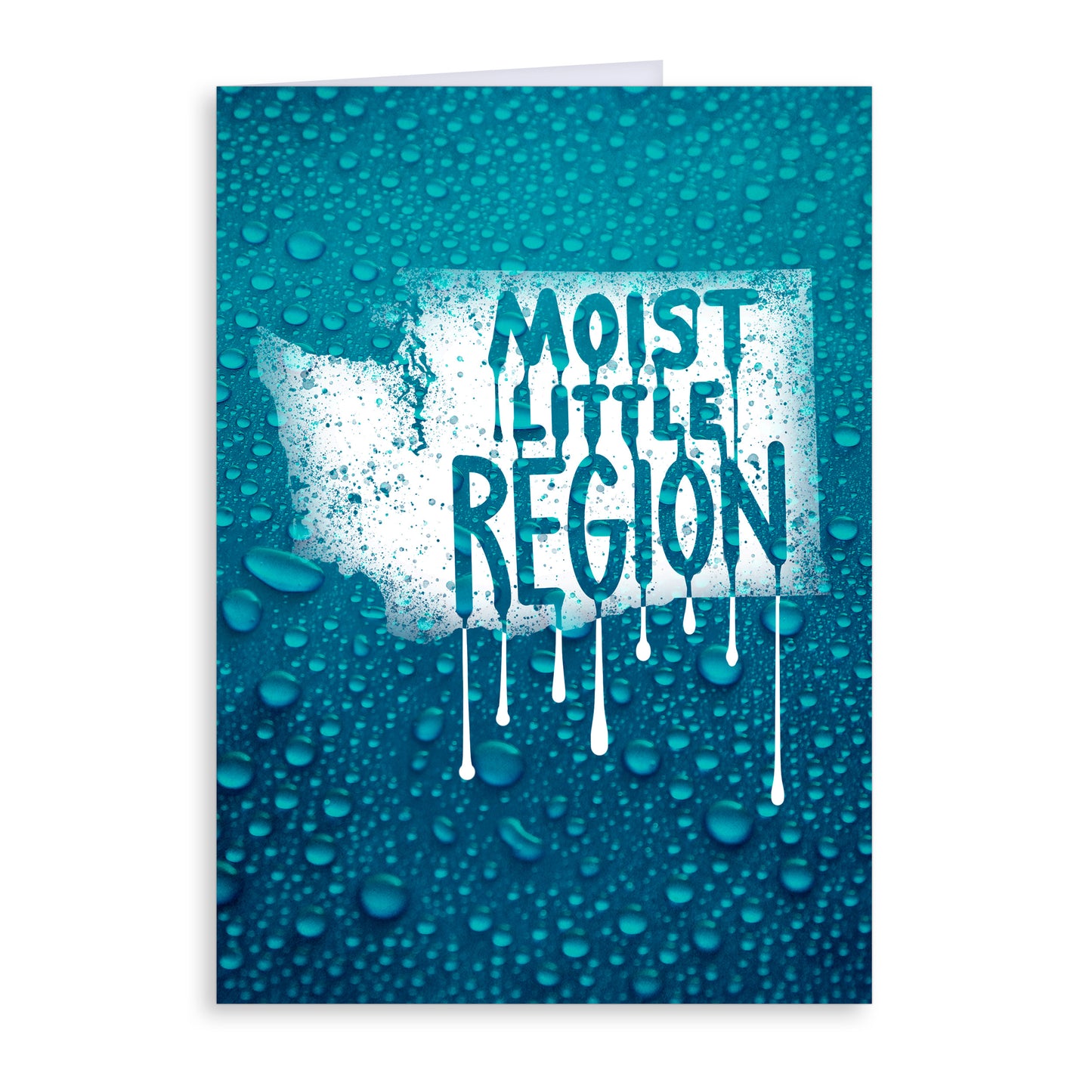 Moist Little Region Greeting Card