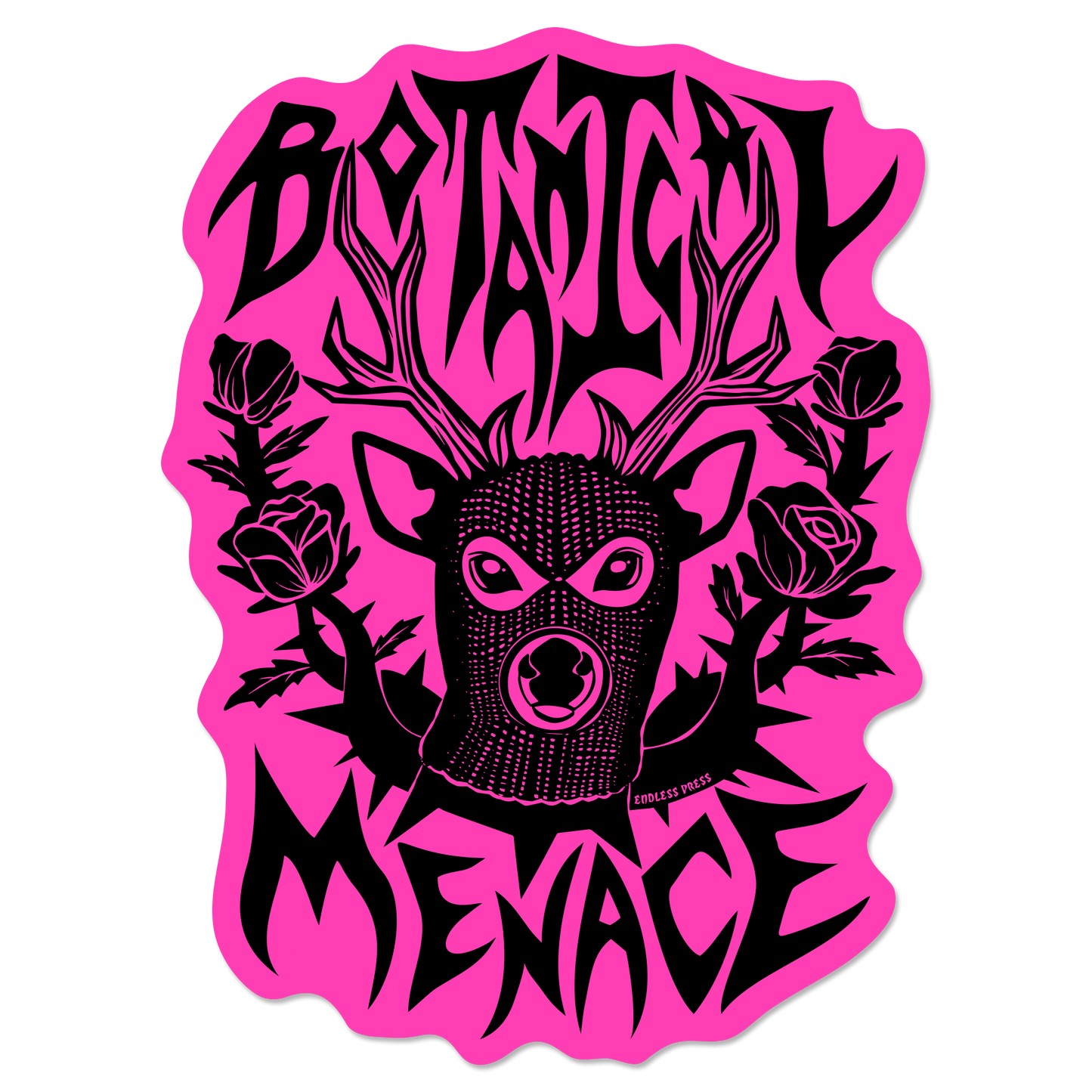 Botanical Menace Sticker